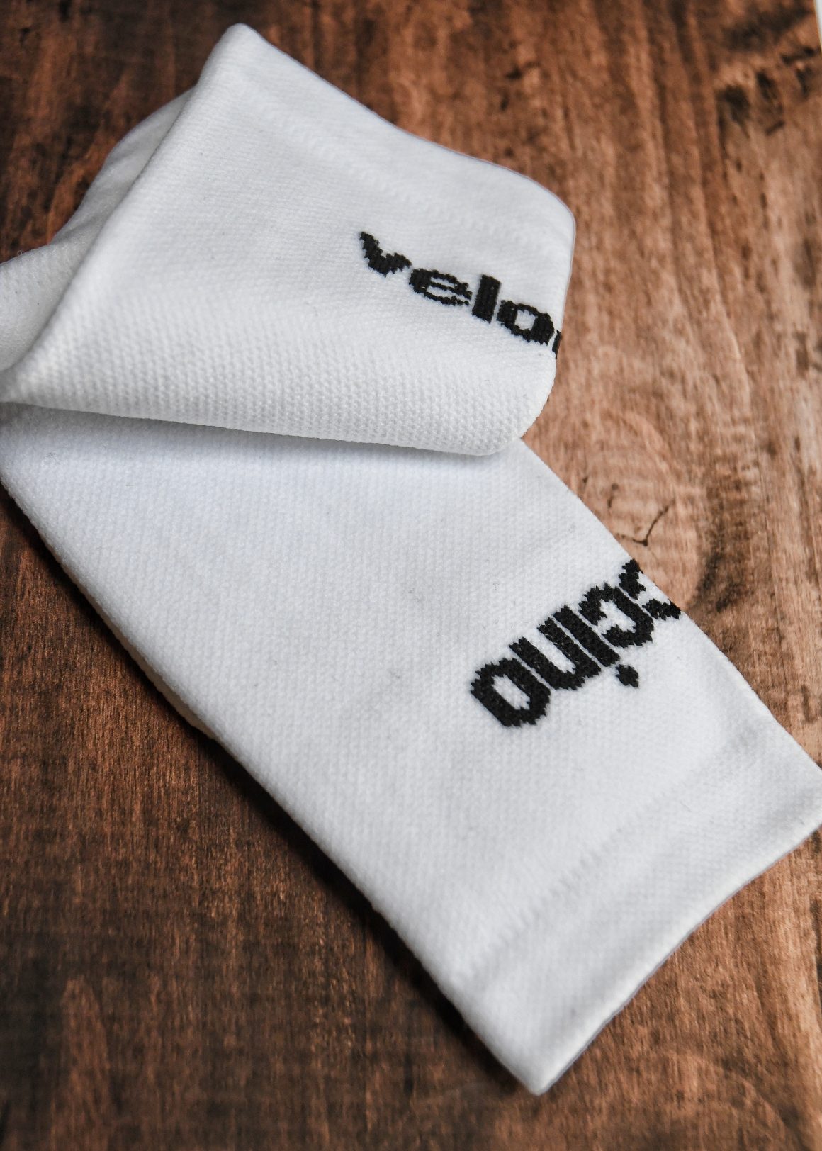 White cycling socks - Womens