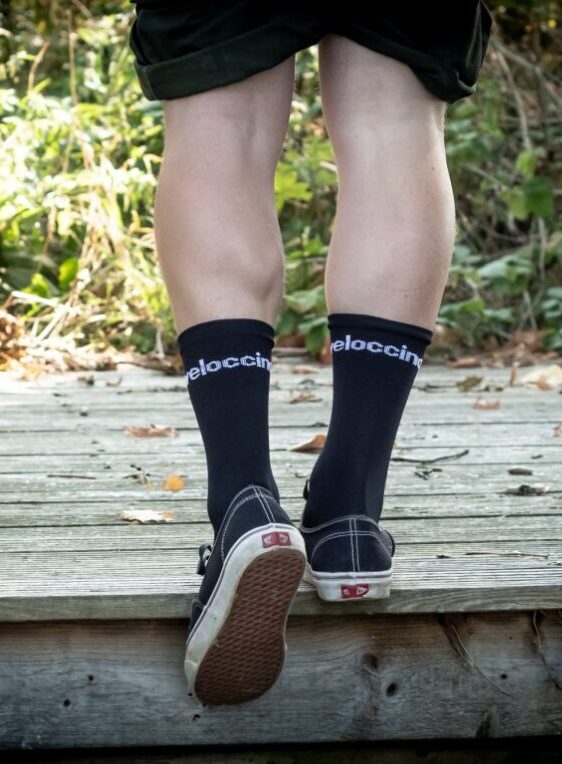 Black Cycling Socks - Mens