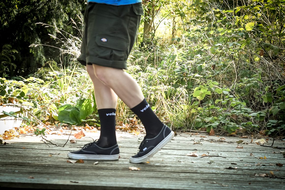 Black Cycling Socks - Mens