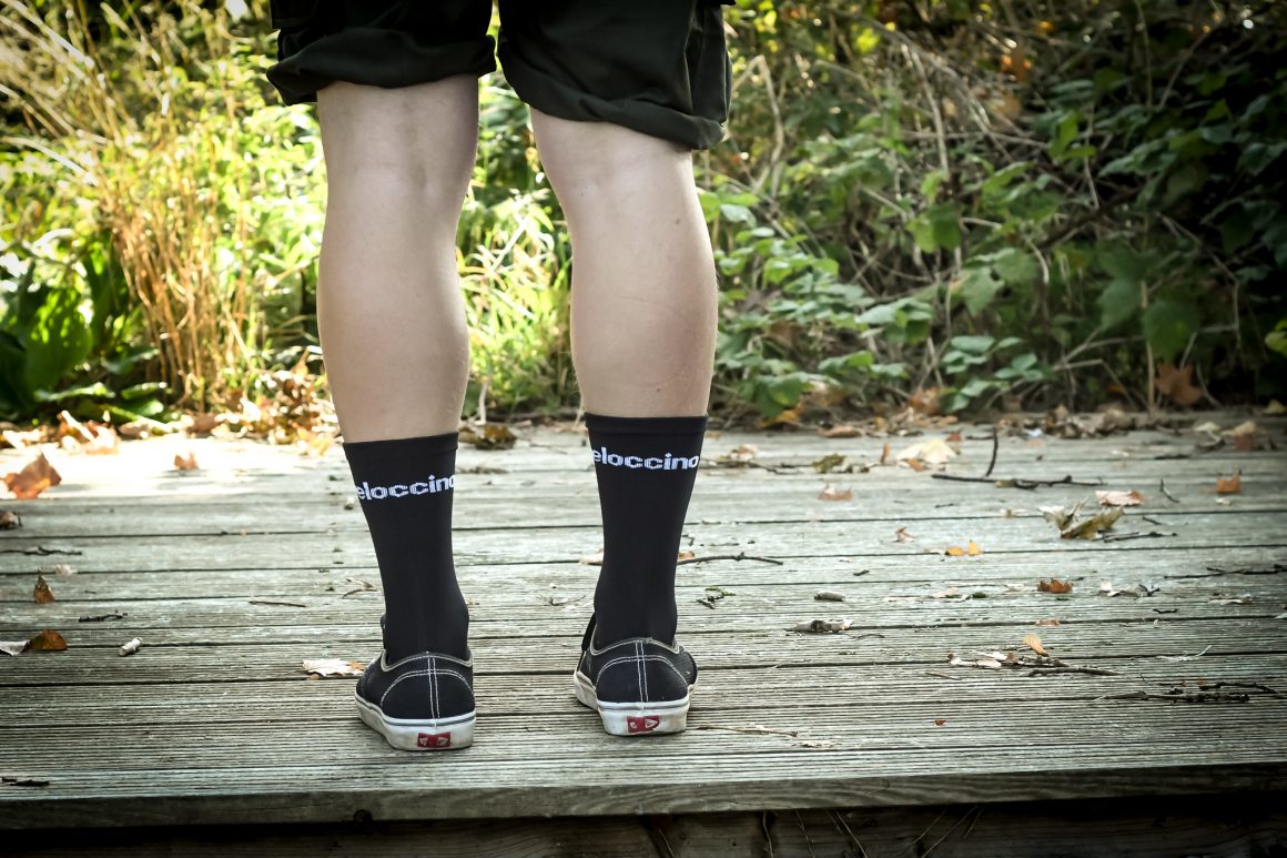 Black Cycling Socks - Mens