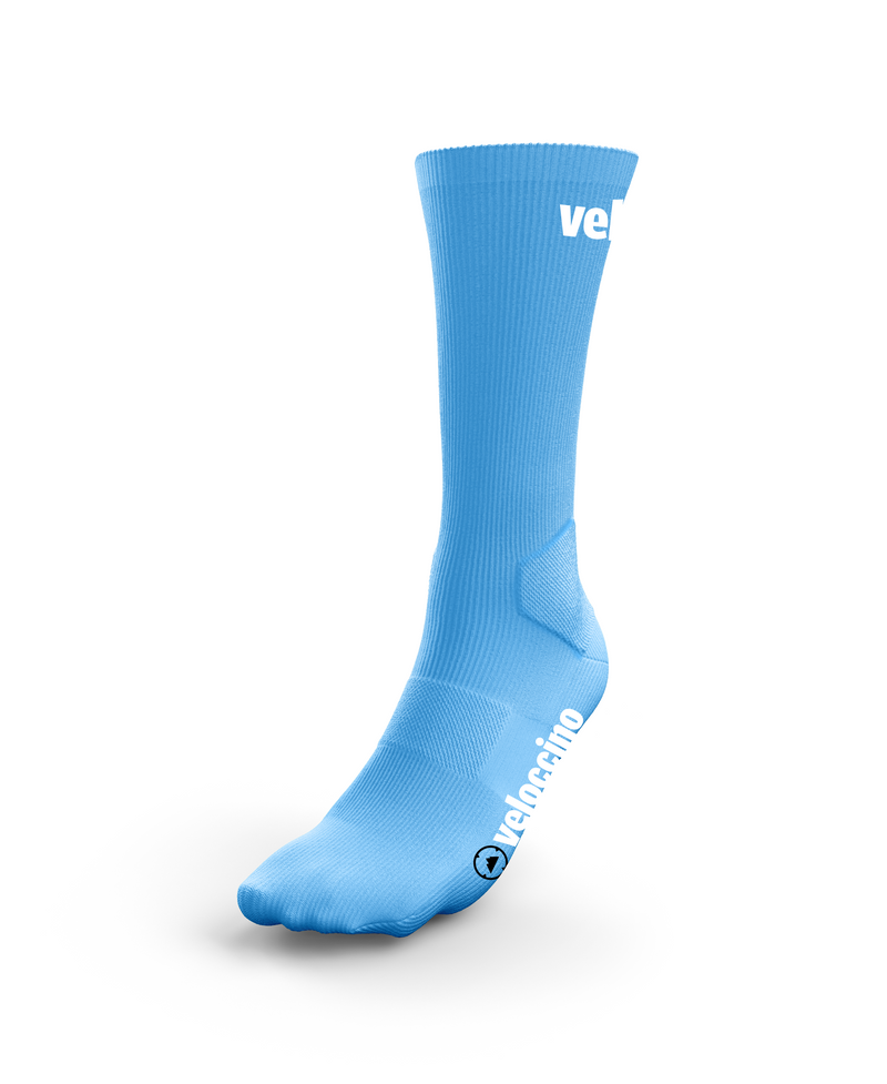 Light Blue cycling socks - Mens