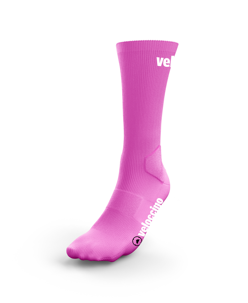 Pink cycling socks - Mens